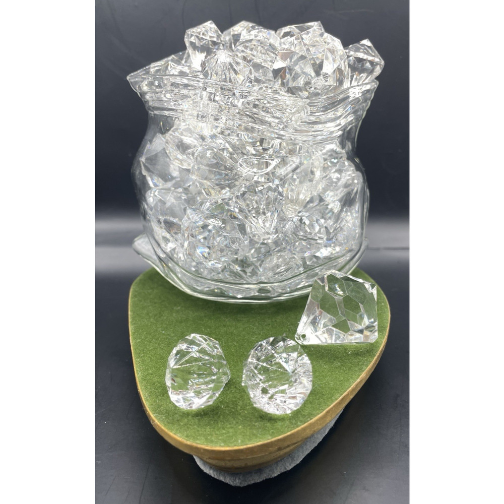 Dainty Realistic Unzipped Glass Sack Bag/Bowl/Jar
